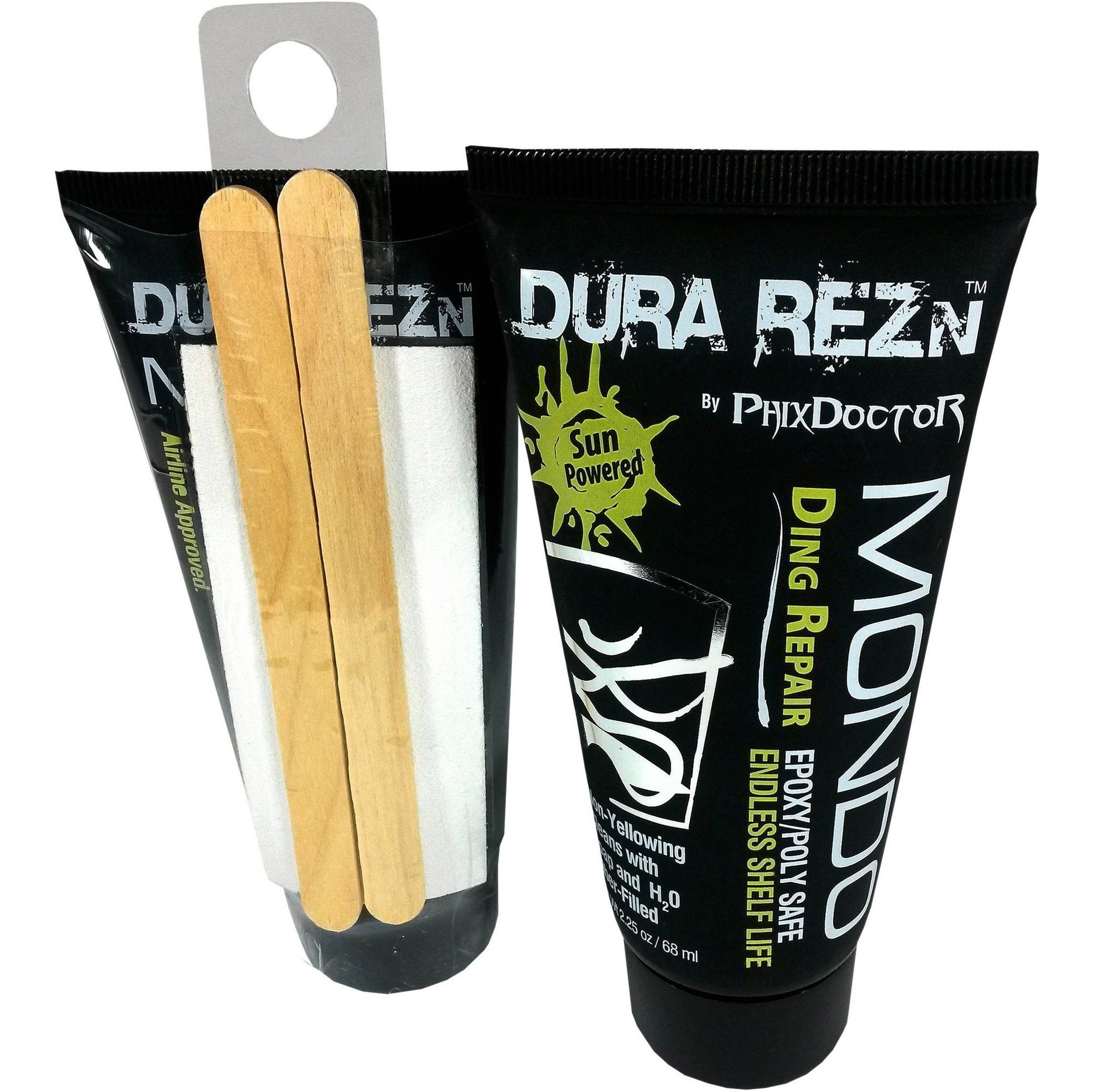 Phix Doctor Dura Rez Sunpowered Fiberfyldt Surfbræt Solution 2oz PHD-009 - Clear